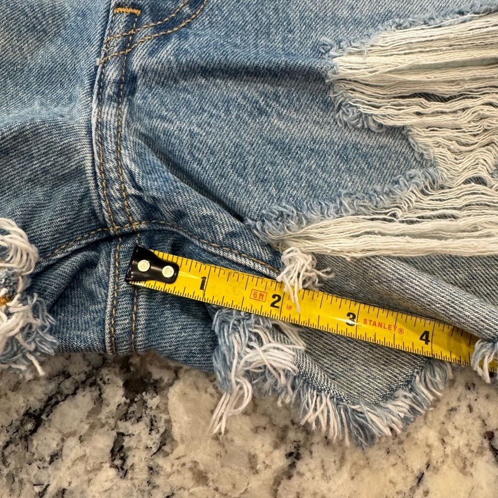 Levi’s 501 High Rise Cutoff Shorts Size 31 NWT 100% Cotton - Picture 4 of 8